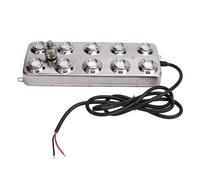 Topyond Fogger ad ultrasuoni per nebulizzatore 10 Teste, Macchina per Nebbia umidificatore per Stagno ad ultrasuoni, Piastra atomizzatrice per Atmosfera di Halloween, conservazione