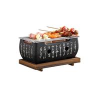 Topyond Griglia per Barbecue Giapponese Griglie a Carbone Griglia per Barbecue Griglia da Campeggio Griglia per Fumatori Stufa a Carbone Portatile per Un'autentica Esperienza Culinaria