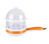 Topyond Mini Padella Elettrica Antiaderente Multifunzione Strumento per Cucinare La Colazione Spina Europea 220 V per Uova a Vapore E Caldaia Padella Antiaderente per Uova Perfettamente Cotte