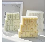 TOPYS Stampi per candele in silicone a forma di torre dell'alfabeto, stampi fai da te in resina epossidica per ciondoli in resina argilla, intaglio per aromaterapia, regali con elefante bianco