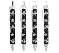 TopZeDeals Armi di riduzione dello stress penne a sfera da ciclismo inchiostro nero penne da lavoro retrattili penne a sfera ufficio punta media