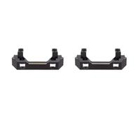 TOQPCZA Accessori Paraurti RC per Traxxas per TRX-4 A68T 1/10 RC Crawler Car 2X Supporto Paraurti Anteriore in Ottone Supporto Servo Parti di Aggiornamento Accessori