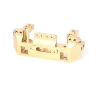 TOQPCZA Accessori Paraurti RC per Traxxas per TRX4 per TRX6 1/10 RC Crawler Car Alluminio per Racing Supporto Paraurti Anteriore Supporto Servo Aggiornamenti Parti Accessori(Yellow)