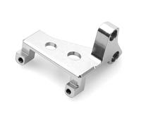 TOQPCZA Parti Auto Rc per Traxxas per TRX-4 1/10 Cambio Blocco Differenziale Supporto Servo RC Auto Camion Fuoristrada Veicoli Cingolati E Accessori Aggiornamenti Sostituzione Uso(Silver)