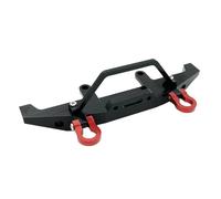 TOQPCZA Parti Auto Rc per WPL C14 C24 C24 1 1/16 4WD Paraurti Anteriore in Metallo Anticollisione Adatto per Ricambi E Accessori per Auto Telecomandate Aggiornamenti Sostituzione(Black)