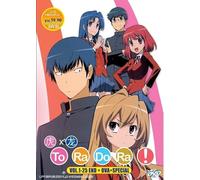Toradora Serie completa Vol.1-25 END Anime DVD [Inglese Dub]