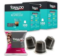 Toraldo 200 Capsule Caffè Compatibili con Nespresso Miscela Classica, Espresso Monodose Italiano, Gusto Forte