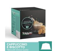 Toraldo caffe 16 Capsule Nescafe Dolce Gusto: Cappuccino e Biscotto