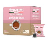 Toraldo Caffe Capsule Nespresso Dolce e Cremoso 100pz