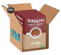 Toraldo Caffè Espresso Napoletano Miscela Forte e Cremosa Confezione da 150 Cialde 1080g [CAIYA® BOX]
