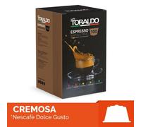 Toraldo Capsule Caffè 100 Pz - Miscela Cremosa - Compatibili DOLCE GUSTO