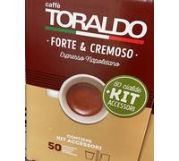 Toraldo Ese Miscela Forte E Cremoso Kit Accessori, Confezione da 50