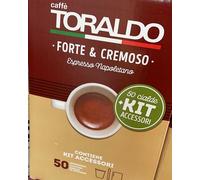 TORALDO CIALDA CIALDE KIT 50 PZ CAFFE' ESPRESSO NAPOLETANO FORTE E CREMOSO 2024