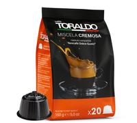 Caffè Toraldo Miscela Cremosa Capsule Caffè - 100 Pezzi- compatibile Dolce Gusto