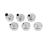 Toranysadecegumy 6Pcs 45 Gradi Piegato Curvo Ugello di 2.5/3/4/6/7/9mm Ugelli Caldi per Rapido 861DW Stazione di Saldatura