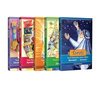 TORATI Biblia Judia para Niños, con Ilustraciones para poder acompañar los textos, Los Cinco Tomos del Jumash CONTIENE PREGUNTAS DEL TEMA AL FINALIZAR CADA SECCION