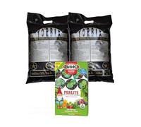 Torba per Rinvaso Piante da Interno ed Esterno Kit completo 20 L di Torba e 1 L di Perlite ad elevata efficenza