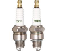 TORCH 2pcs E7RTC Candele di Accensione Sostituire per NGK 6422/BPR7HS 7022/BPR6HS 5111/BP7HS, per 5379/IWF22 4022/W22FPR-U, per Cham pion 8814 RL82YC/814 OE064 5939/QL78YC, per BOS CH WR6BC WR7BC,OEM
