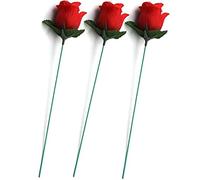 Torch to Rose, 3 Pc Fire Magic Trick Flame Apparente Flower Professional Magician Props per Magiciain Performance