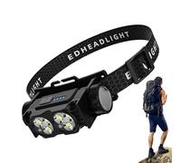 Torcha anteriore LED - Lampada da testa leggera - da testa per la parte anteriore, con zaino portatile a spalla con modalità multipla per il lavoro che esegue la ricerca di escursioni