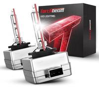 Torchbeam D1S LED HID Bulbs, Xenon 6000K 35W HID Bulb with Metal Stents Base, Waterproof Design, Plug and Play, Pack of 2