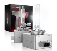 Torchbeam D3S led xénon, blanc diamant 6000K Ampoules de phares au xénon, Feux de route Feux de croisement Ampoules HID pour Phares de Remplacement, Lot de 2