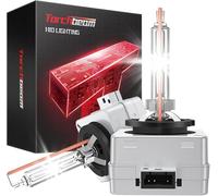 Torchbeam D3S Xenon LED 6000K 35W con Base a Staffe Metalliche | Design Impermeabile IP67, Plug and Play, Confezione da 2