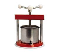 DecHome Torchietto premitutto grande cestello 5 lt in acciaio inox