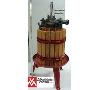 torchietto a cricco diam 30cm per uva, melenzane, cicoli gabbia in legno 30x40cm