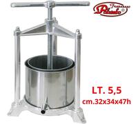 Torchietto manuale in alluminio, grande 5.5 lt-Palumbo - Colore: Grigio