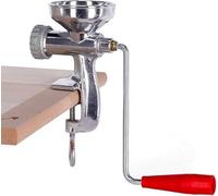 Torchio per pasta manuale con elica in ottone, con 3 trafile in ottone, 8 trafile in resina made in italy Montini Guerino