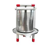 Torchio per Vino con manico a T 2,8 L spremitore manuale in acciaio | Spremitura Succhi Per Sidro E Verdura per Interni Esterni Casa Cucina Campeggio Donna Uomo Apicoltore Con basamento