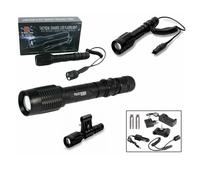 TORCIA 50000 LUMEN TATTICA/MILITARE PER FUCILE LED T6 RICARICABILE ZOOM BL-Q2804