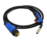 Torcia a filo continuo MB15 4 metri 200A completa per saldatura MIG MAG
