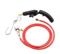 Torcia a gas con maniglia di accensione automatica, saldatura, propano, impianto idraulico per saldatura MAPP con tubo da 1,5 m per saldatura