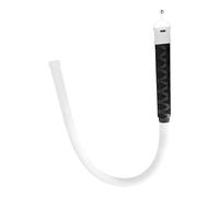 Torcia a LED da 73,7 cm, flessibile, ricaricabile, con collo pieghevole, ricarica di tipo C, corpo in silicone uniforme, controllo con un pulsante, gancio per appenderlo, impugnatura antiscivolo