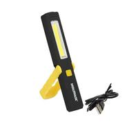Torcia a LED multifunzione a penna ricaricabile (900 mah) 200 lumen con magnete, gancio e supporto regolabile.