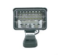 Torcia a LED per batteria agli ioni di litio da 18 V, progettata per campeggio e uso sul campo, con angoli di illuminazione regolabili (C)