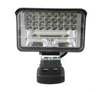 Torcia a LED per batteria agli ioni di litio da 18 V, progettata per campeggio e uso sul campo, con angoli di illuminazione regolabili (B)