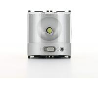 TORCIA A LED PORTATILE + PRESA RICARICA VIMAR PLANA SILVER 14395.SL