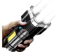 Torcia A LED Ricaricabile Luce COB Multifunzione Impermeabile Campeggio Tattico