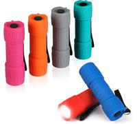 Torcia a LED, Set Mini Torcia Da 6 Pezzi, Torcia Tascabile Colorata, Ottimo Rega