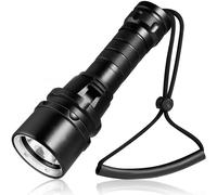Torcia a led subacquea ad alta luminosità per immersioni 20MT IPX8 1 LED CREE T6