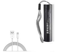 Torcia a luce nera UV da 365 nm con filtro per rilevamento di fluorescenza, lanterna portatile ricaricabile per sicurezza alimentare e ispezione di campeggio all'aperto (B)