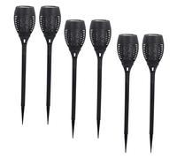 Torcia a luce solare da giardino con fiamma tremolante LED impermeabile...