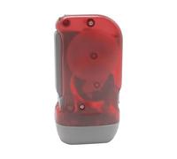Torcia a mano a manovella, luce della torcia LED regolabile, torcia elettrica esterna ergonomica, torcia a risparmio energetico per l'avventura, casa, camminata