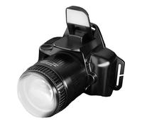 Torcia a torcia, torcia principale per adulti - Faro ricaricabile USB per la pesca all'aperto,Zoom potente torcia frontale per esterni, campeggio, corsa, tempesta, sopravvivenza LED Powerbank di