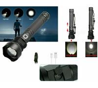 TORCIA A89-P70 LED TATTICA/MILITARE LED CREE T6 RICARICABILE ZOOM DOPPIABATTERIA