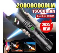 Torcia antincendio ultra potente antivento Torcia ricaricabile ad alta potenza Sorgente luminosa focalizzata può illuminare una lanterna a fiamma