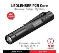 Torcia Batteria e Fodero Led Lenser® P2 CORE Polizia Carabinieri Guardie Giurate